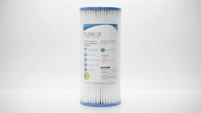 Cartucho purikor Plegable Polipropileno 4.5 x 10 – 5 Micras