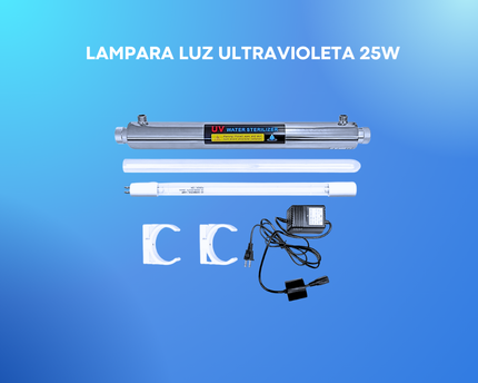 Lámpara Ultravioleta 25W para Esterilizador de Agua | Luz UV para Purificador – Elimina Bacterias y Virus