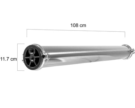 Portamembrana de acero inoxidable 4 por 40