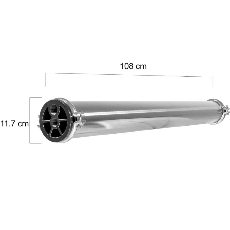 Portamembrana de acero inoxidable 4 por 40
