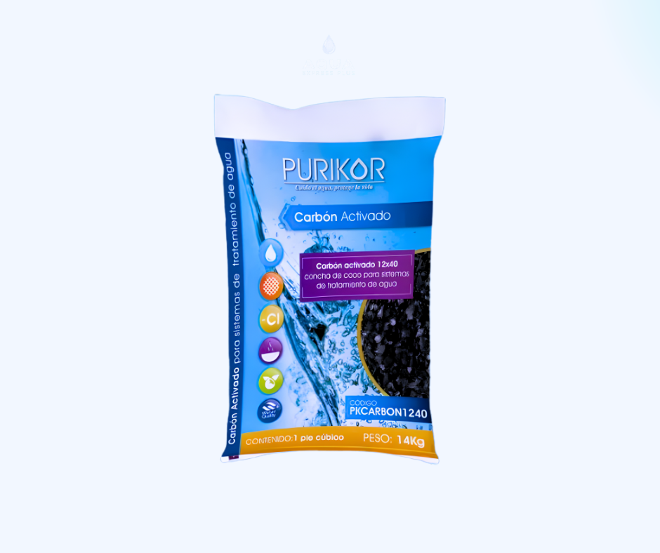 Carbón activado purikor ft3  14 Kg