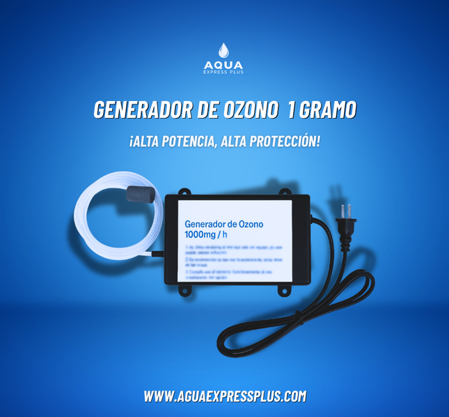 Generador de ozono 1 Gr / H  para agua
