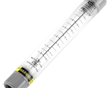 Plástico Rotámetro Líquido 0.5‑5GPM/1.8‑18LPM Ampliamente Utilizado para Agua Industrial