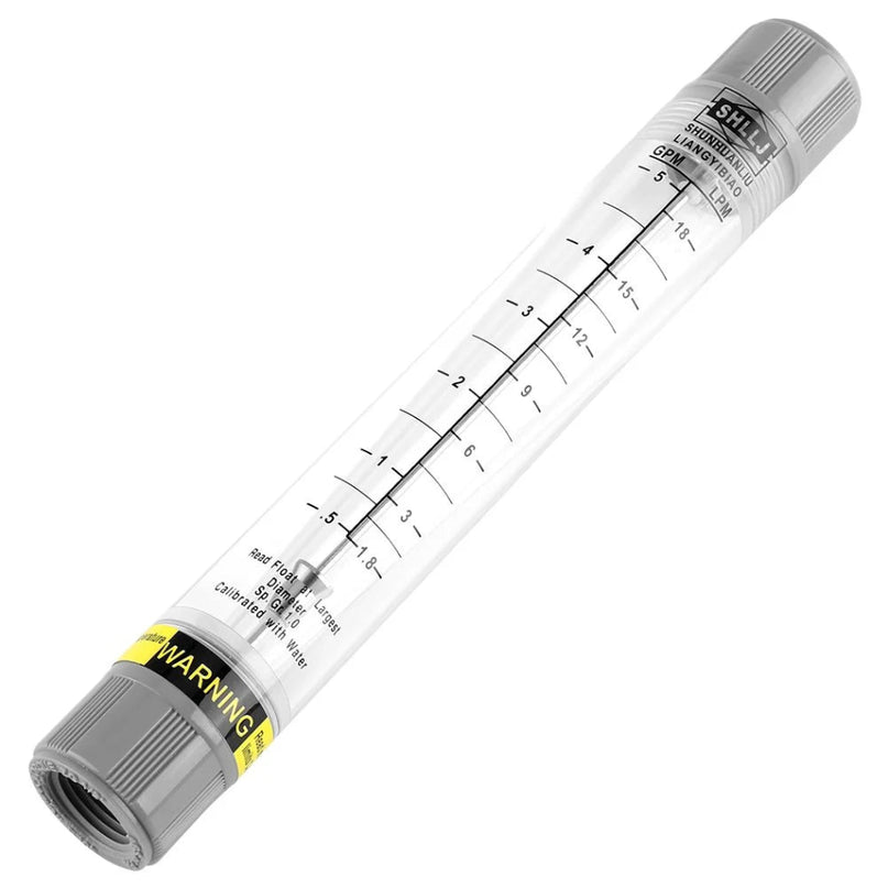Plástico Rotámetro Líquido 0.5‑5GPM/1.8‑18LPM Ampliamente Utilizado para Agua Industrial